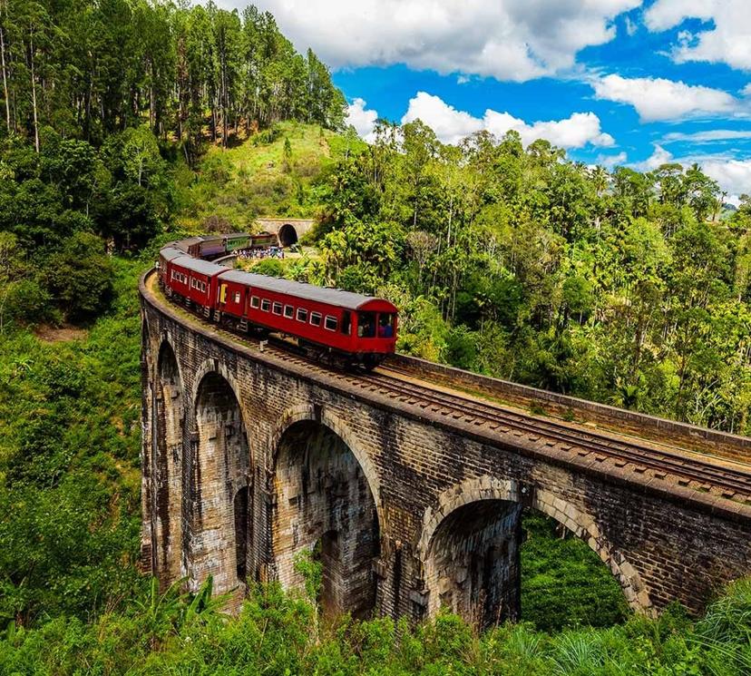 Nine Arch Bridge in Ella, Sri Lanka